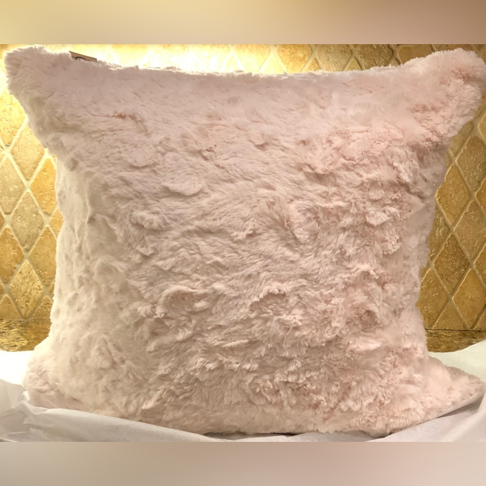 NWOT Ugg Adara Faux Fur Euro Throw Pillow